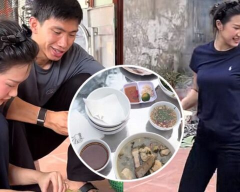 Doãn Hải My tất bật vào bếp nấu cỗ khi về quê Văn Hậu, visual vẫn sáng bừng