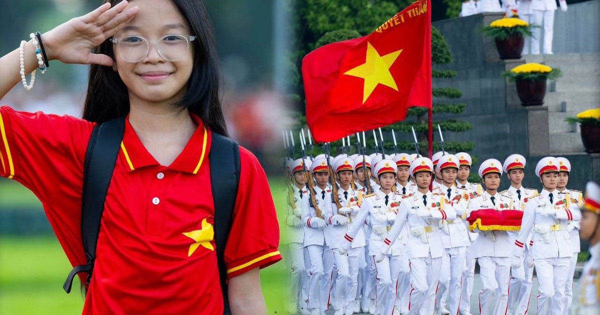Bồi hồi nghi lễ thượng cờ thiêng liêng tại Quảng trường Ba Đình sáng 2/9: Việt Nam có một lá cờ, để biết chúng ta tự do