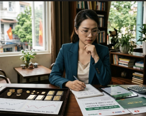 Thời điểm này nên mua vàng hay gửi tiết kiệm?