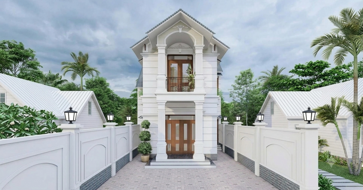 Chi phí xây nhà mái Thái 2 tầng 80m² khoảng bao nhiêu?