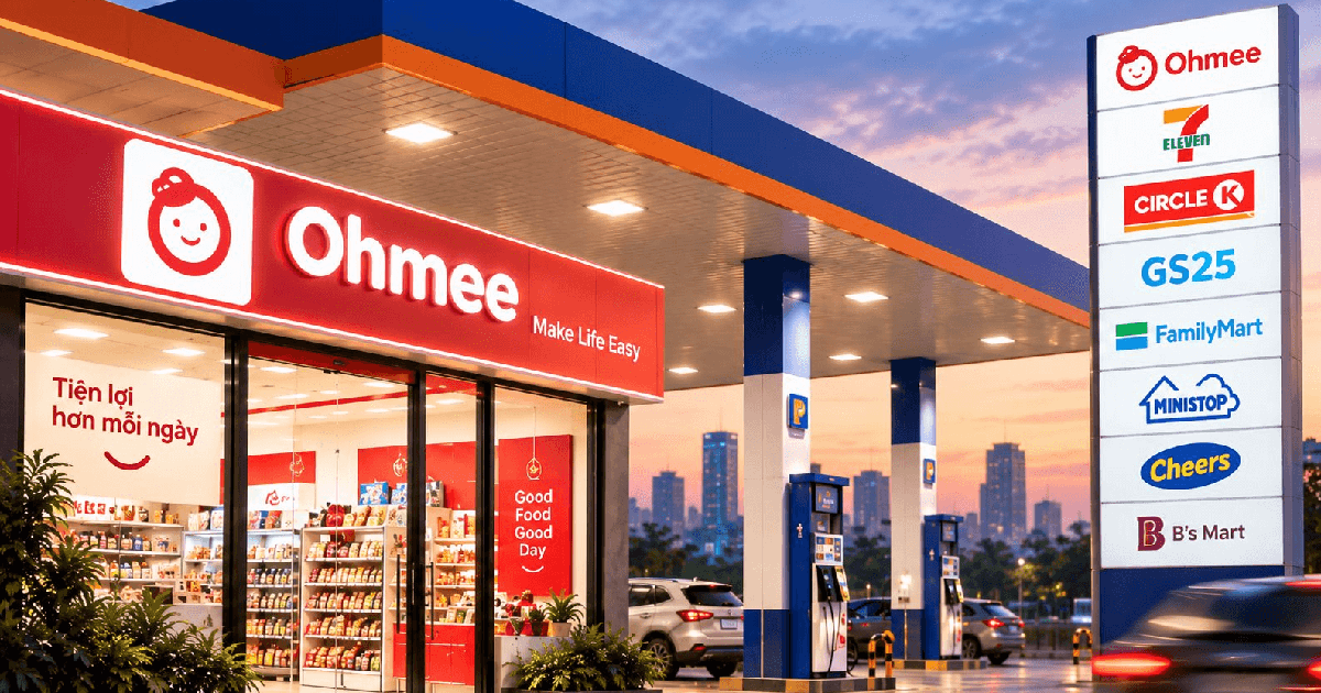 Tiến vào gần 3.000 trạm xăng Petrolimex, Ohmee liệu có tạo nên cơn địa chấn trên thị trường cửa hàng tiện lợi?
