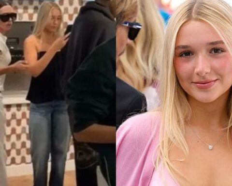 “Cam thường” của team qua đường bóc nhan sắc thật của tiểu thư Harper nhà Beckham ở quán kem: Có xinh đẹp, nũng nịu như ảnh trên mạng?