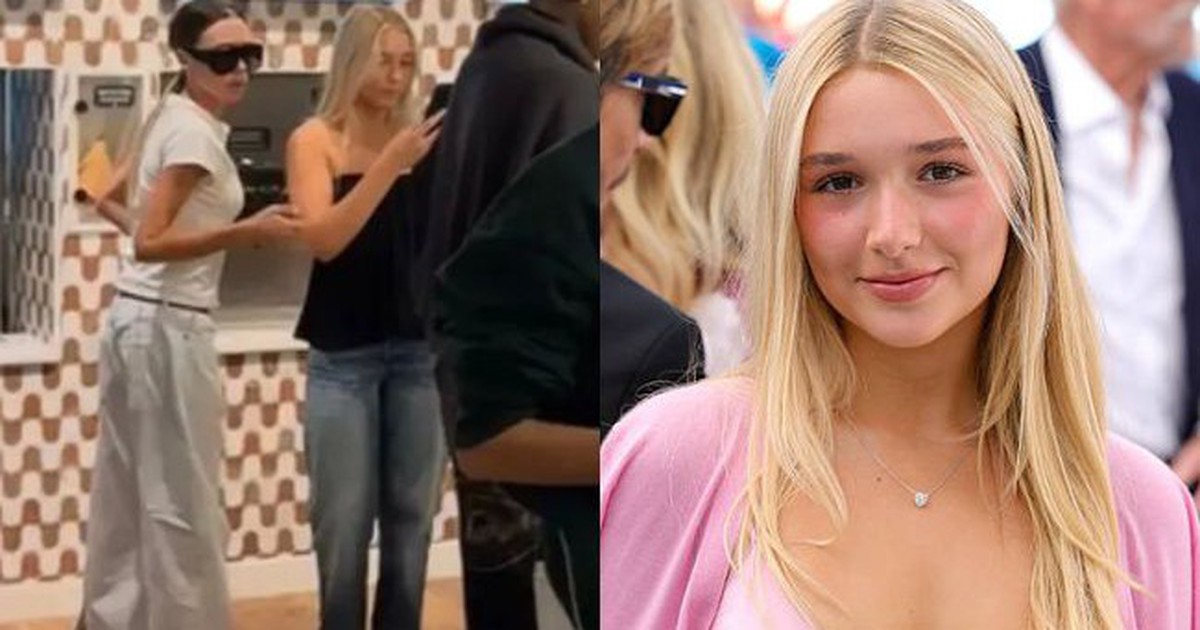 “Cam thường” của team qua đường bóc nhan sắc thật của tiểu thư Harper nhà Beckham ở quán kem: Có xinh đẹp, nũng nịu như ảnh trên mạng?