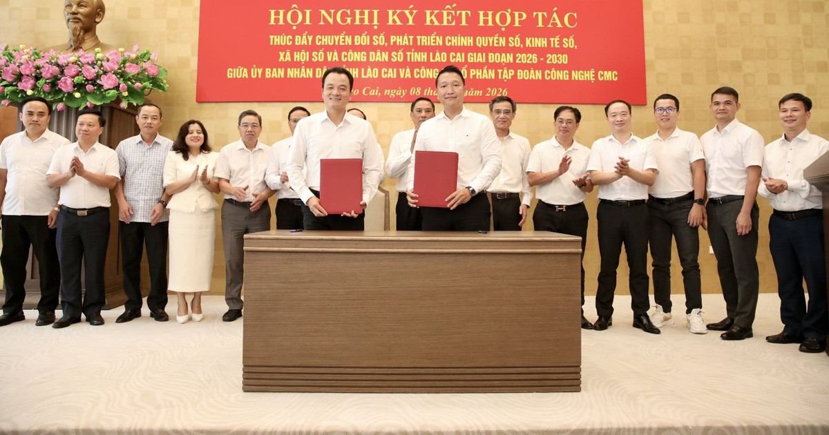 Lào Cai và CMC hợp tác thúc đẩy chuyển đổi số, đưa AI vào thực tiễn phát triển địa phương