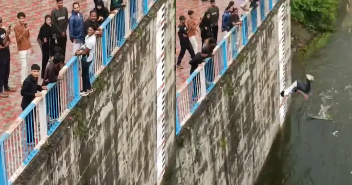 Nhảy từ độ cao 9m xuống đập nước để quay video sống ảo, người đàn ông gãy cả 2 chân