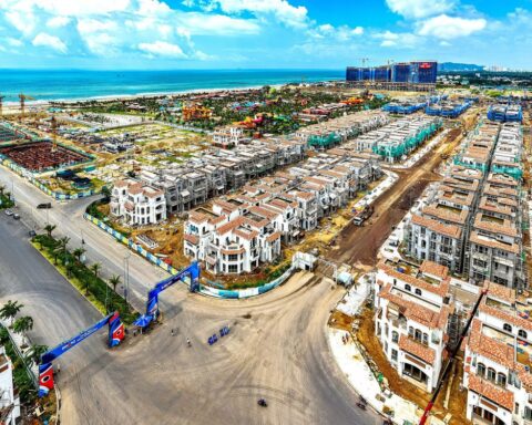Hàng trăm căn nhà phố, biệt thự sắp hoàn thiện, Blanca City “thay da đổi thịt” sau hơn một năm