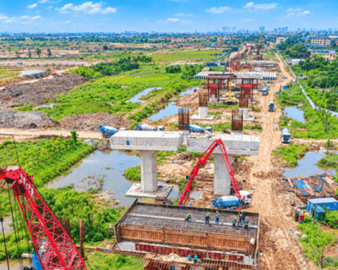 Rầm rộ thi công cầu Ngọc Hồi, phấn đấu hoàn thành trước APEC 2027