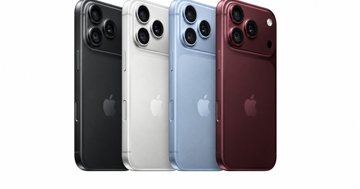 Ngắm trọn bộ loạt màu sắc của iPhone 18 Pro, iPhone 18 Pro Max và iPhone Duo
