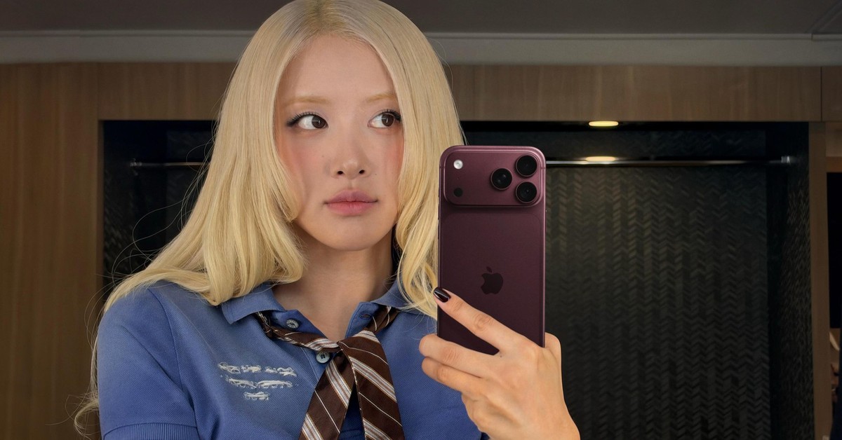 Cả thế giới ganh tị, Rosé là người đầu tiên selfie bằng iPhone 18 Pro