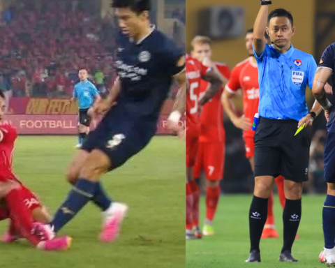 Văn Hậu phạm lỗi nguy hiểm phải nhận thẻ đỏ đầu tiên trong sự nghiệp ở V.League