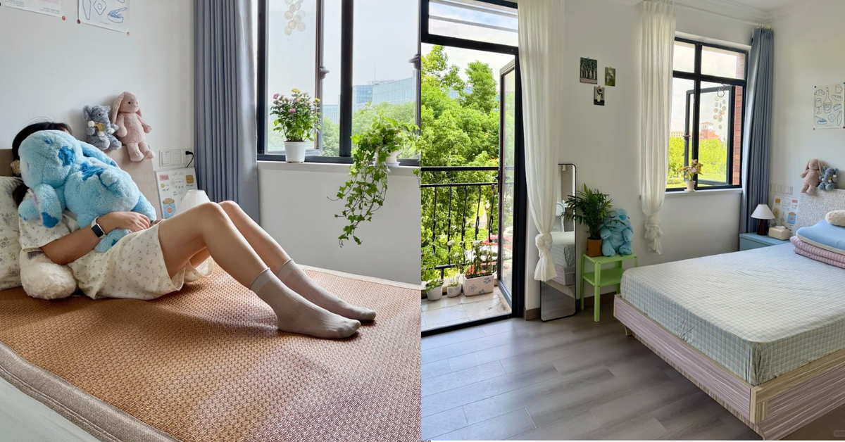 Căn phòng công ty cấp cho nữ nhân viên văn phòng 31 tuổi, lương 77,3 triệu/tháng