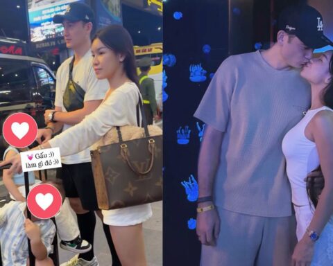 Văn Lâm hôn vợ ngọt ngào trong chuyến du lịch Nha Trang, nàng WAG Yến Xuân khoe vóc dáng nuột nà