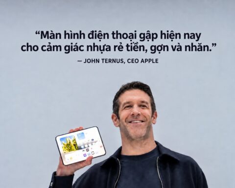 CEO Apple tung đòn về phía Android: “Màn hình điện thoại gập hiện nay cho cảm giác nhựa rẻ tiền, gợn và nhăn”