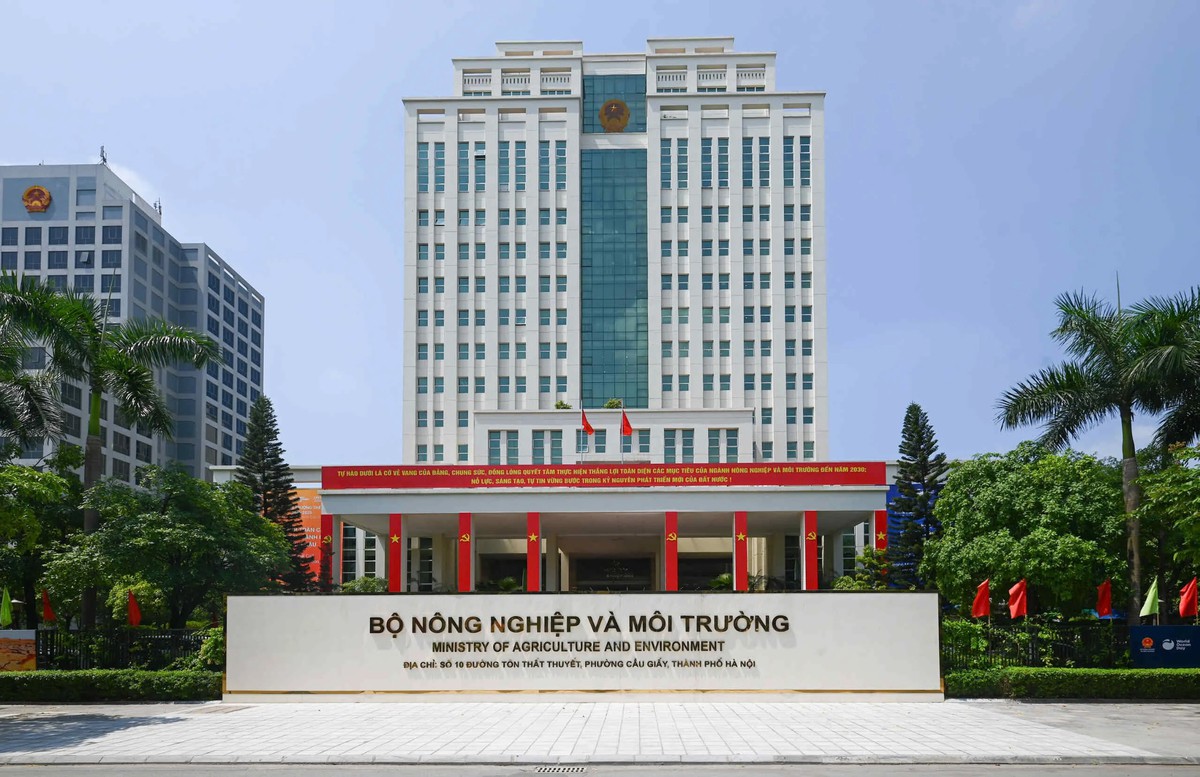 Bộ Nông nghiệp và Môi trường giảm 2 đơn vị trực thuộc