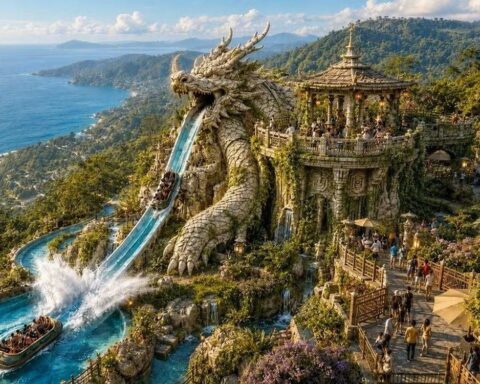 Tỷ phú Phạm Nhật Vượng đang cho xây dựng “kỳ quan giải trí” 225ha, mang vẻ đẹp của vùng đất “Thiên hạ đệ nhất hùng quan” tại chân đèo đẹp nhất Việt Nam