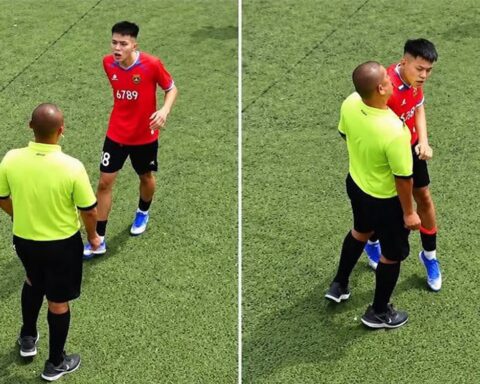 Xôn xao vụ cầu thủ U19 chơi xấu đánh nguội đối thủ, lao vào húc vai trọng tài sau thẻ đỏ ở Hà Nội