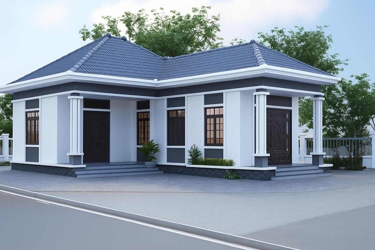 Xây nhà mái Nhật 1 tầng chữ L 140m² khoảng bao nhiêu tiền?