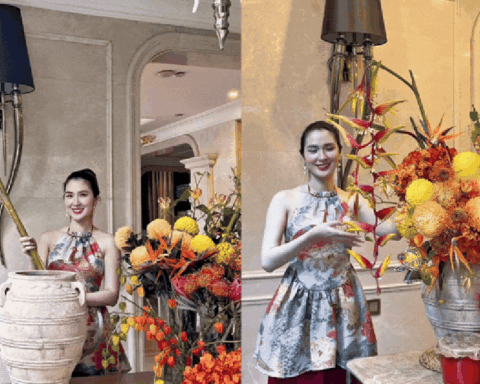 “Phú bà” Ngọc Loan lại khiến dân tình trầm trồ với bình hoa Trung thu toàn những loại hoa “xịn”