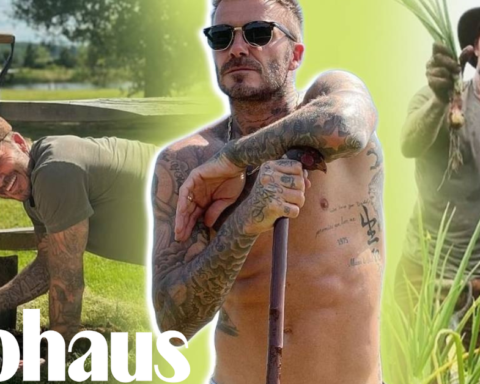 Beckham về quê làm vườn