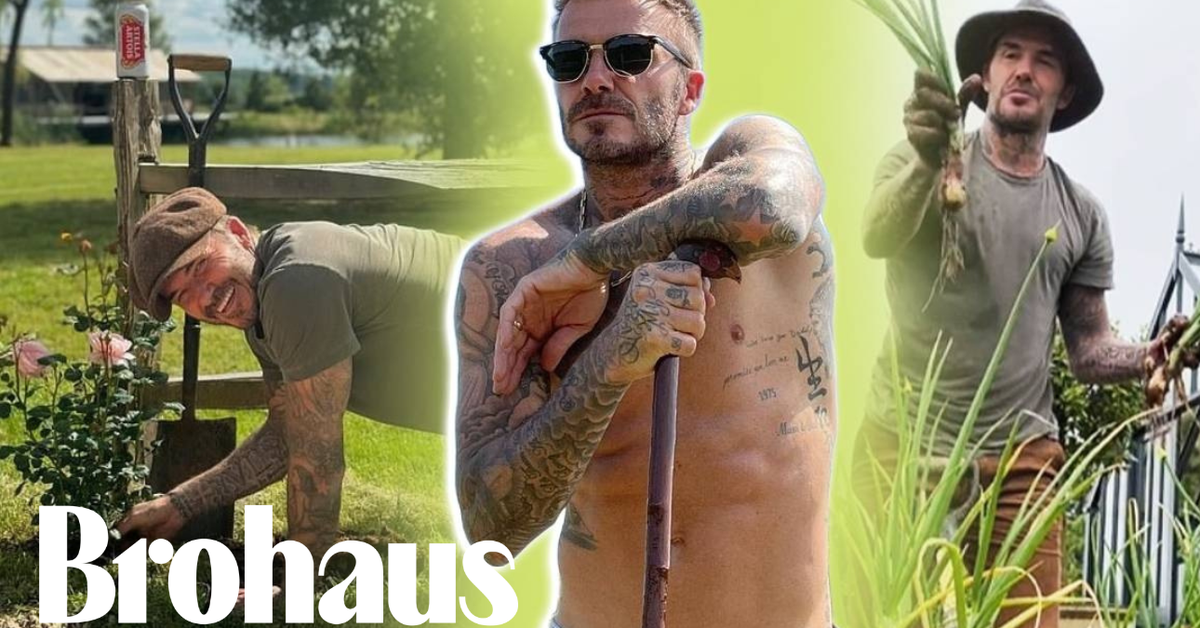 Beckham về quê làm vườn