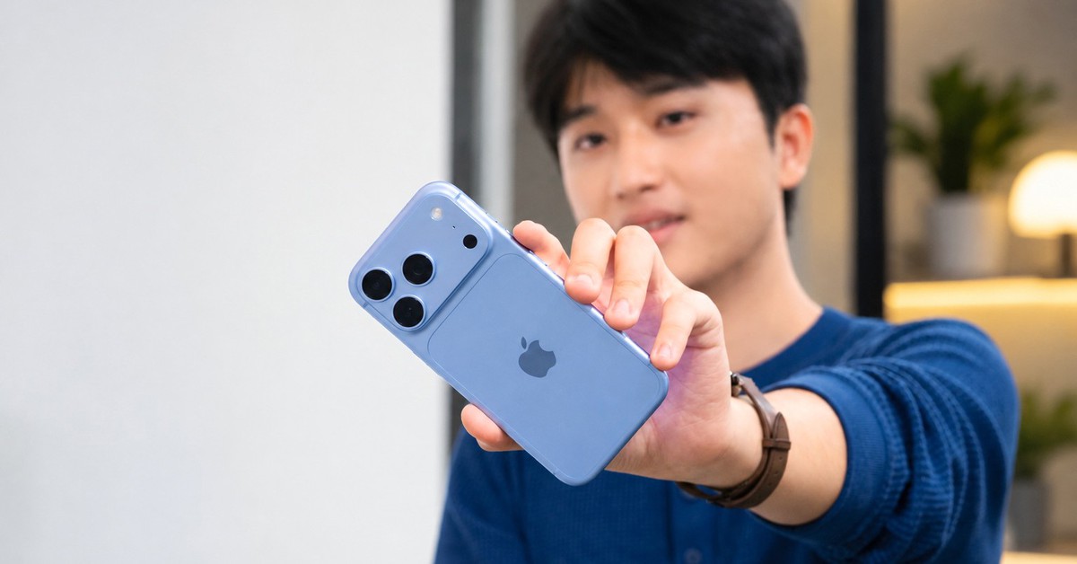 Trên tay sớm iPhone 18 Pro chính hãng Việt Nam: Màu Xanh Băng Thanh càng nhìn càng đẹp lạ!