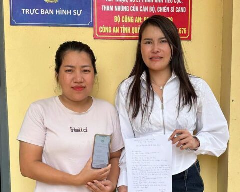 Tài khoản phát sinh giao dịch 999.999.997 đồng, chị Lê Thị Thu Huyền lập tức liên hệ ngân hàng xác minh