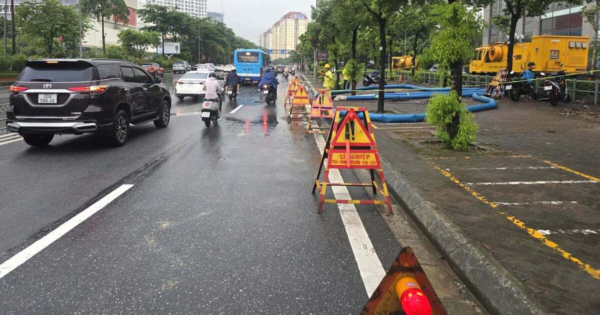 Hà Nội còn điểm nào ngập úng sáng 18/9?