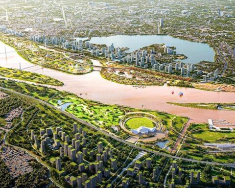 Mê Linh tạm dừng hàng loạt thủ tục đất đai trong phạm vi quy hoạch siêu dự án đại lộ sông Hồng