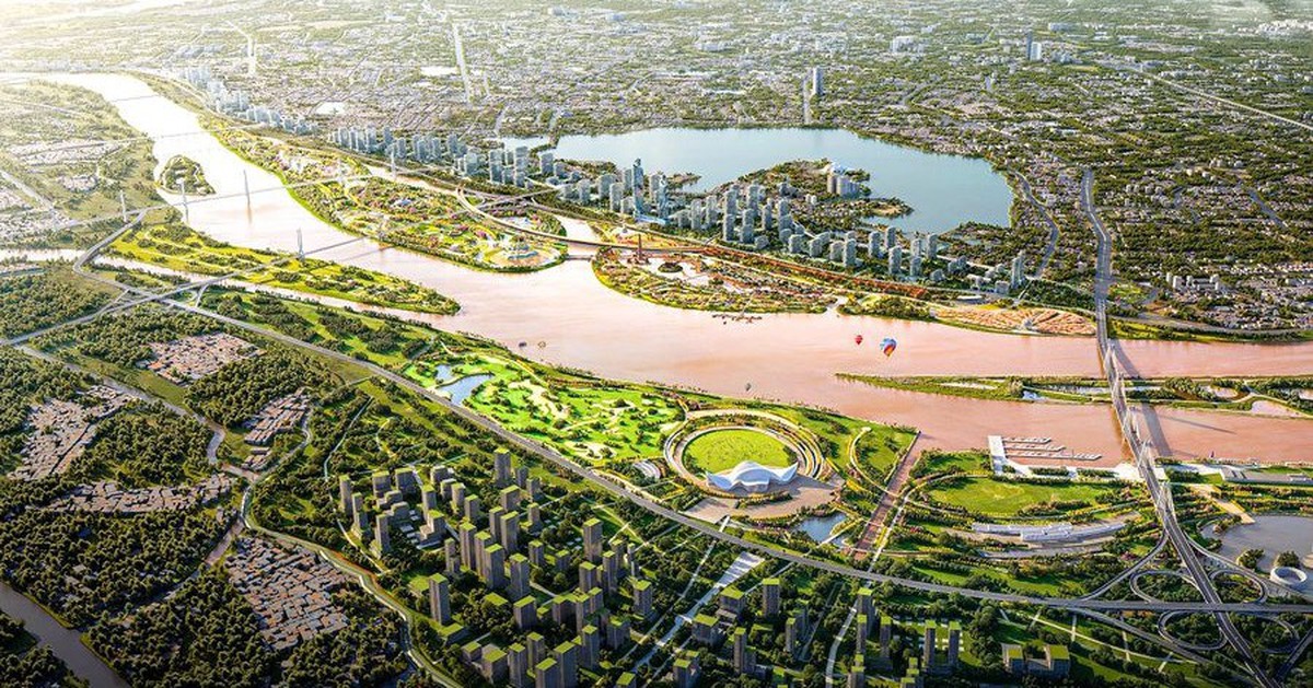 Mê Linh tạm dừng hàng loạt thủ tục đất đai trong phạm vi quy hoạch siêu dự án đại lộ sông Hồng