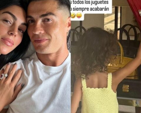 “Rich kid” nhà Ronaldo lấy túi Hermes làm đồ chơi