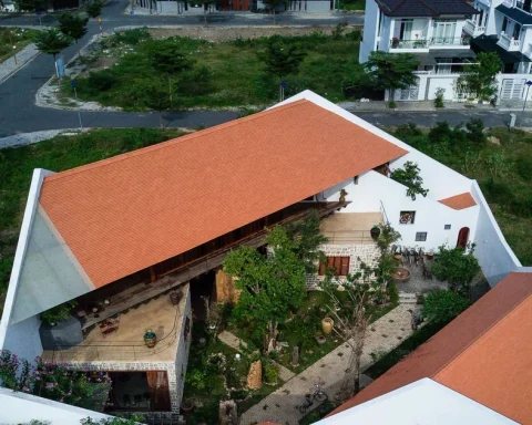 Ngôi nhà đưa hình ảnh nhà sàn Bắc Bộ vào không gian sống