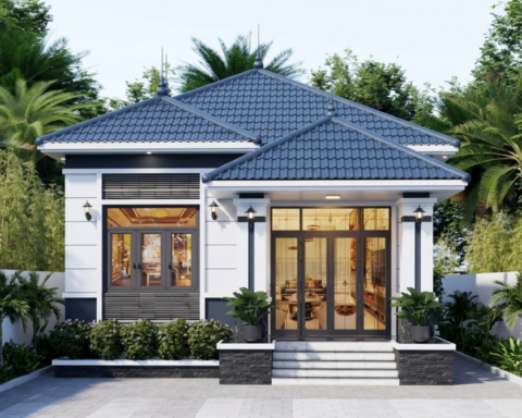 Xây nhà mái Nhật 60m² 2 phòng ngủ khoảng bao nhiêu tiền?