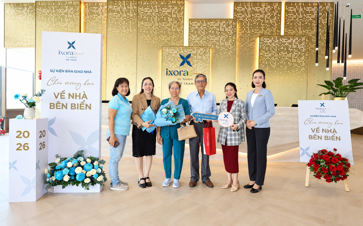 Dự án thành phần trong tổ hợp tỷ đô The Grand Ho Tram bàn giao nhà