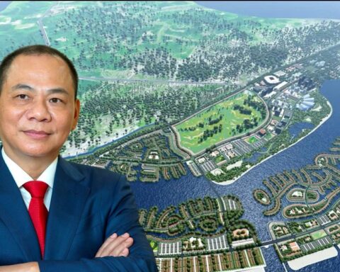 Tỷ phú Phạm Nhật Vượng đang cho gần 9.000 người, hơn 2.000 máy móc thi công xuyên ngày đêm tại siêu dự án 18 tỷ USD