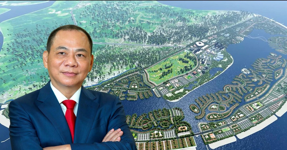 Tỷ phú Phạm Nhật Vượng đang cho gần 9.000 người, hơn 2.000 máy móc thi công xuyên ngày đêm tại siêu dự án 18 tỷ USD