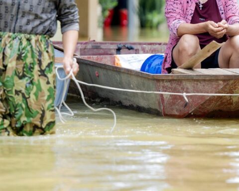 Biển nước bủa vây ngoại thành Hà Nội, hàng hóa tiền tỷ chìm trong nước: “Năm nay chẳng nghĩ gì đến Tết”