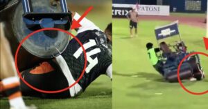 Sự cố hy hữu tại Thai League: Cựu sao Ngoại hạng Anh bị xe lu cỏ cán trúng khi khởi động