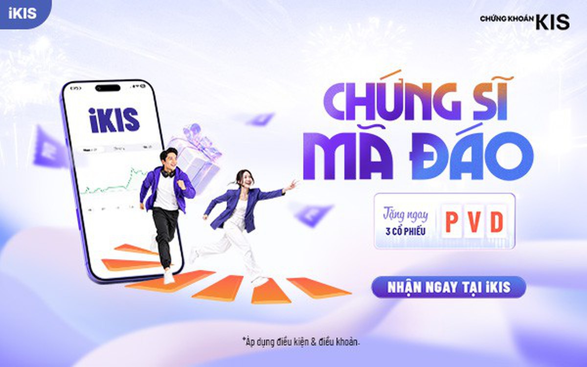 Mở mới tài khoản ký quỹ tại KIS, nhận thưởng 3 cổ phiếu