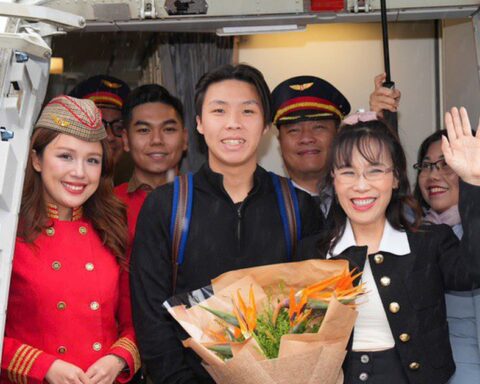 Hôm qua – 20/9, tỷ phú Nguyễn Thị Phương Thảo có mặt trên 1 chuyến bay đặc biệt