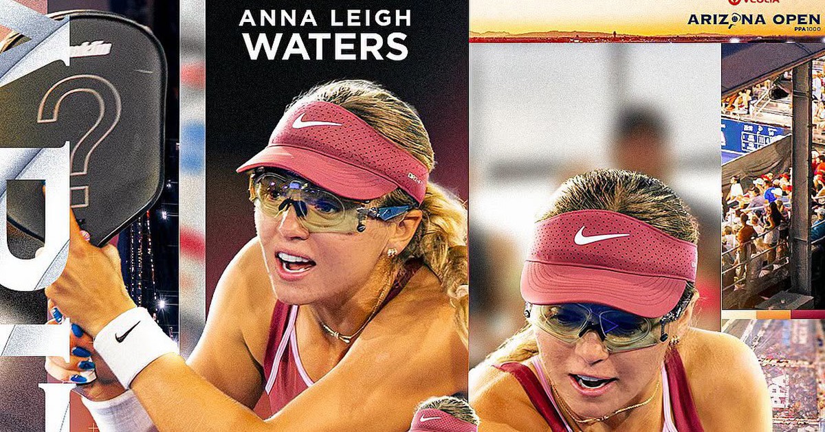 Anna Leigh Waters lại gom cúp ở PPA Arizona, “chỉ” giành Double Crown vì không đánh đôi nữ