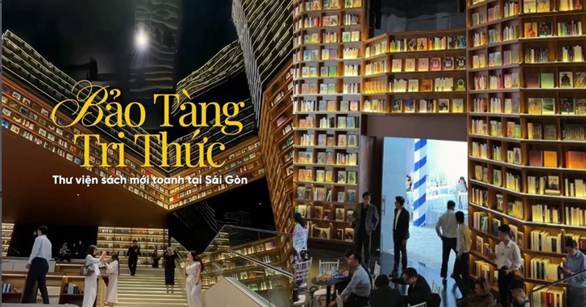 “Thư viện khổng lồ” ở TP.HCM có gì mà “gây bão” trên mạng xã hội?