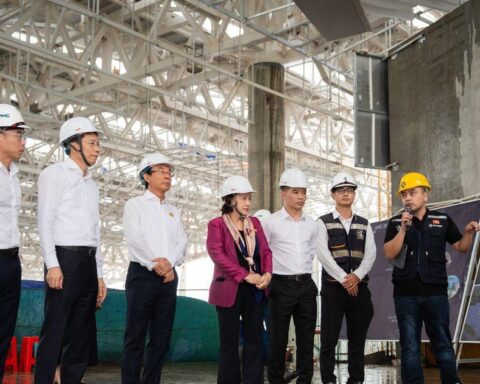 Nguyên lãnh đạo Đảng và Nhà nước đến thăm các dự án APEC đang thi công ‘thần tốc’ tại Phú Quốc