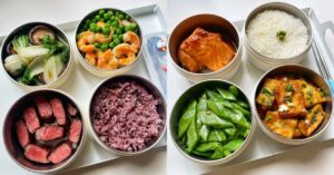 Hộp cơm của bà mẹ làm cho con trai cấp 2, con ăn khỏe mẹ lại giảm 3kg
