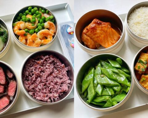 Hộp cơm của bà mẹ làm cho con trai cấp 2, con ăn khỏe mẹ lại giảm 3kg
