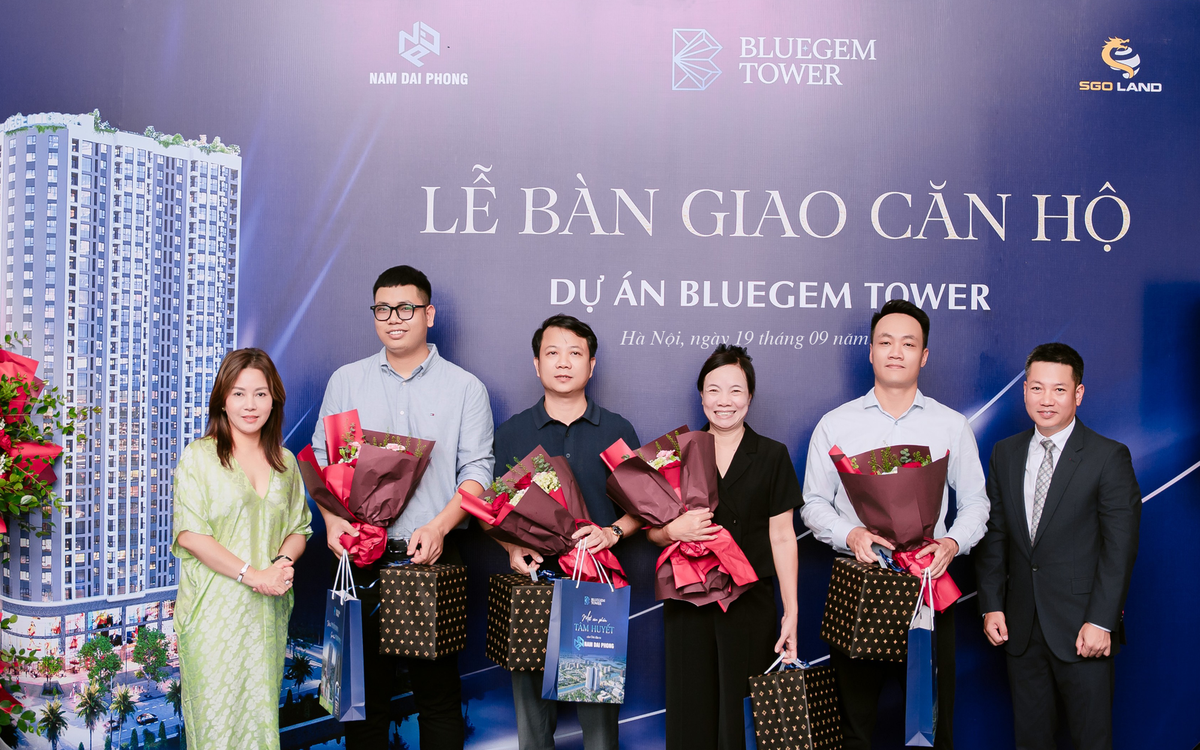 BlueGem Tower chính thức bàn giao căn hộ tới tay khách hàng