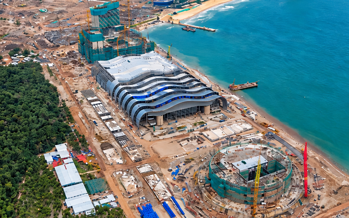 Loạt siêu dự án chưa từng có tại Việt Nam sắp về đích: Công trình VIP quy mô 8.500 m2 dần lộ diện, nhà biểu diễn lớn hơn nơi trao giải Oscar cũng hoàn thành gần 100% kết cấu bê tông cốt thép