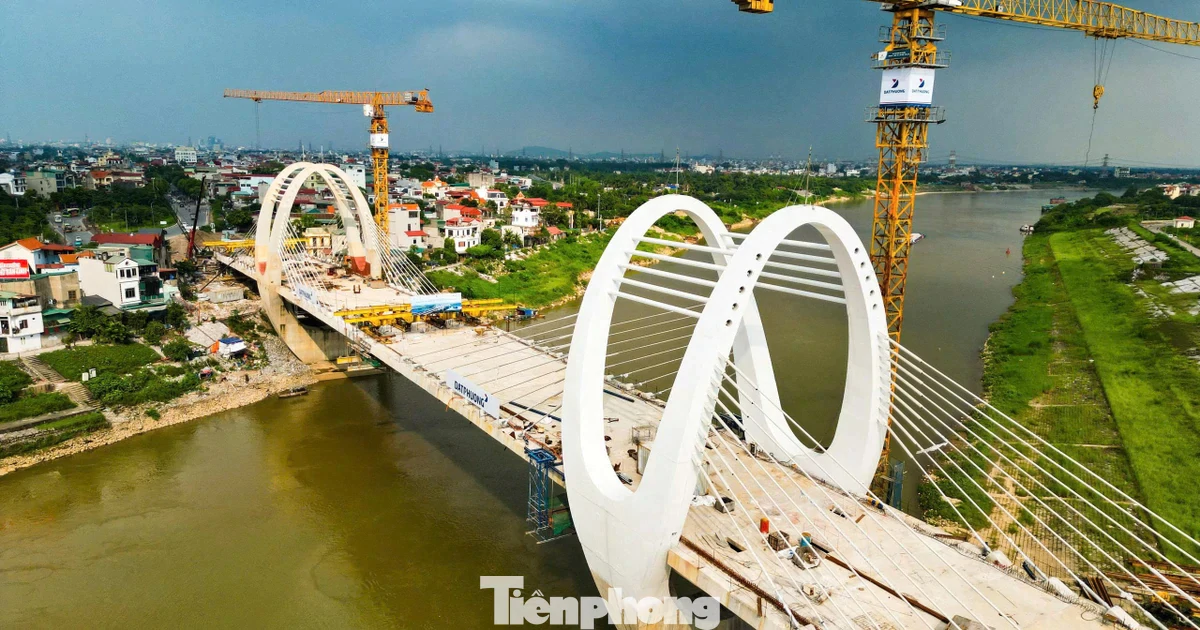 Hà Nội: Diện mạo cầu Đuống mới vừa hợp long