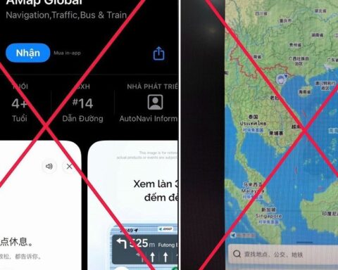 Ứng dụng bản đồ Trung Quốc hiển thị ‘đường lưỡi bò’, xâm phạm chủ quyền Việt Nam
