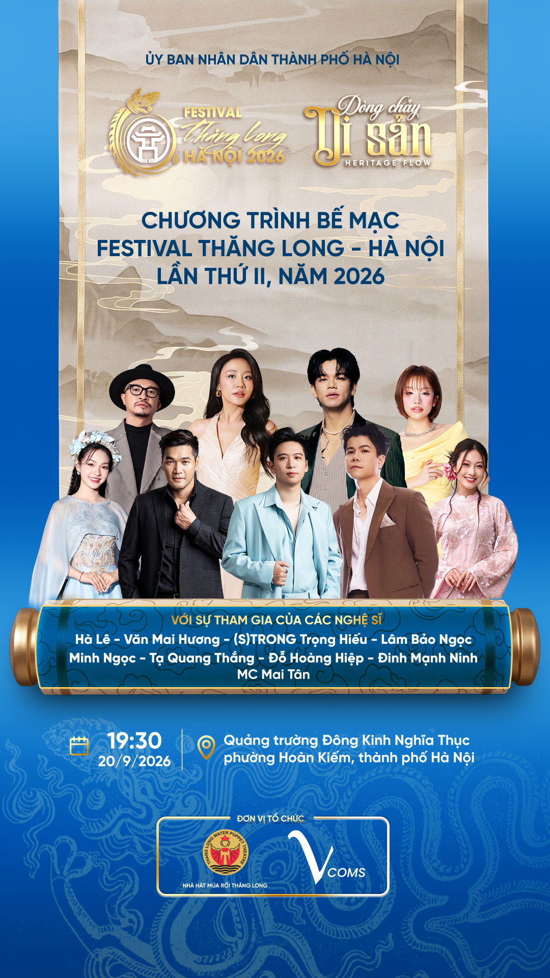 Bế mạc Festival Thăng Long 2026 đếm ngược giờ mở màn: (S)TRONG Trọng Hiếu, Hà Lê và Đỗ Hoàng Hiệp "lên dây cót" cho màn kết hợp mới toanh- Ảnh 1.