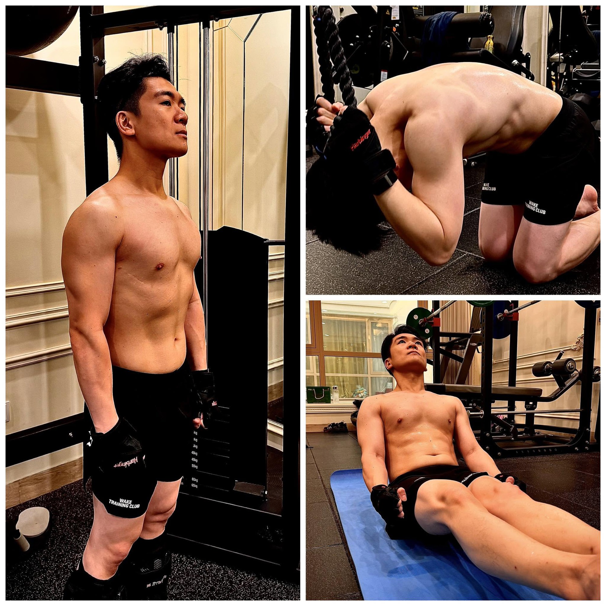 Thiếu gia nhà bầu Hiển - Đỗ Vinh Quang nâng tạ 110kg  - Ảnh 3.